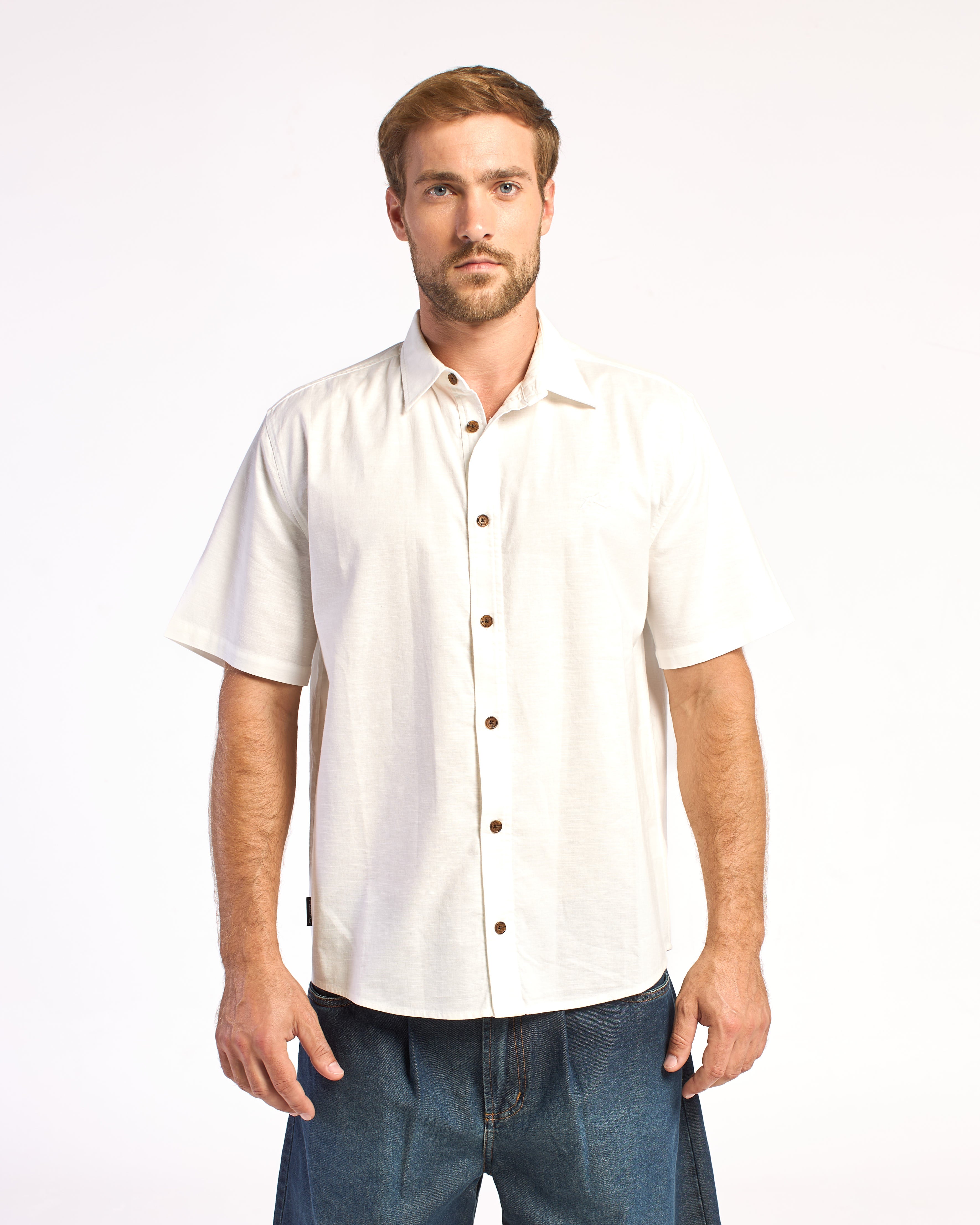 Camisa Mc Rusty Overtone 4 Shirt Off White