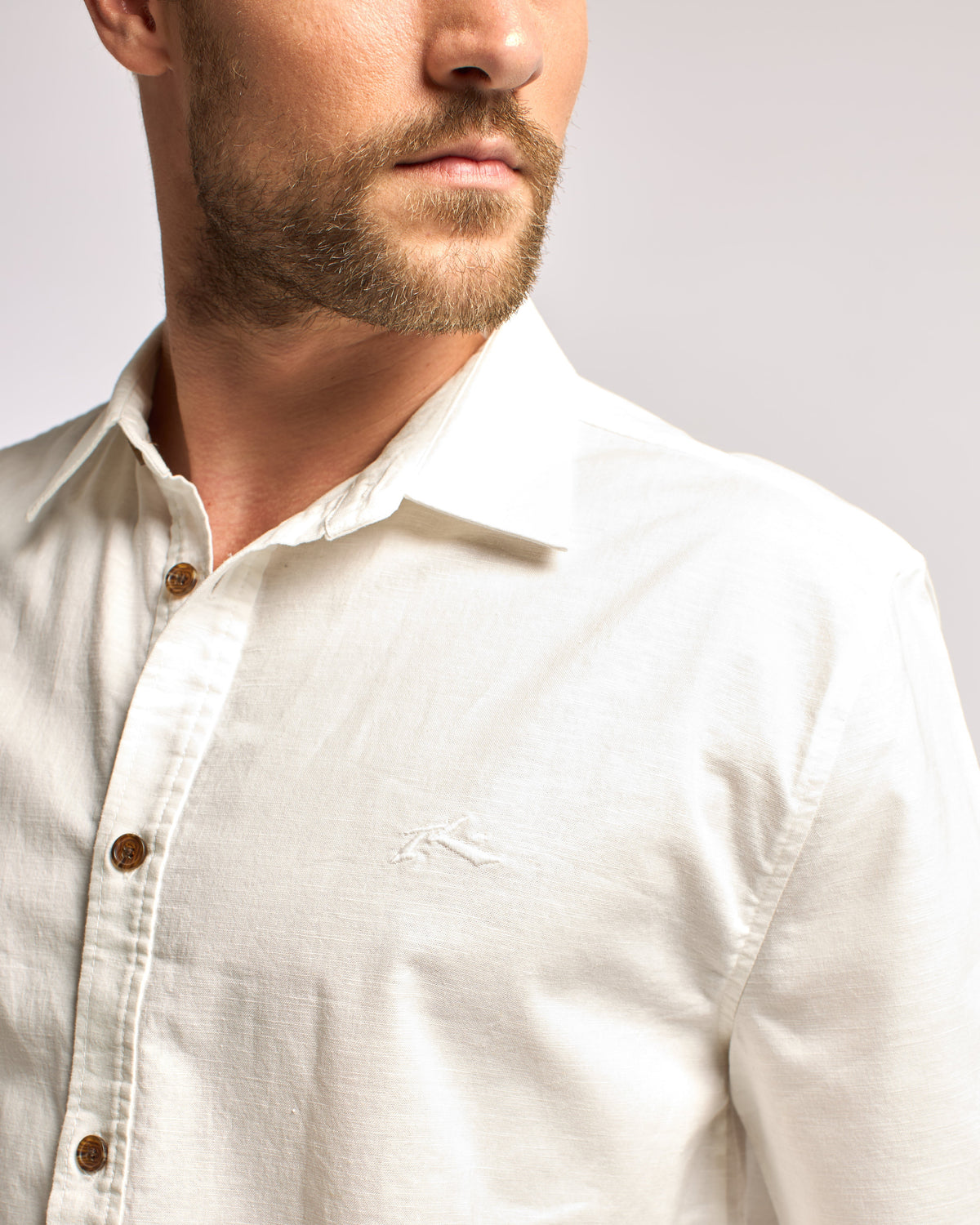 Camisa Mc Rusty Overtone 4 Shirt Off White