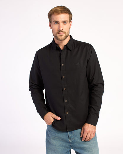 Camisa Ml Rusty Overtone Ls 2 Shirt Black