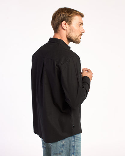 Camisa Ml Rusty Overtone Ls 2 Shirt Black