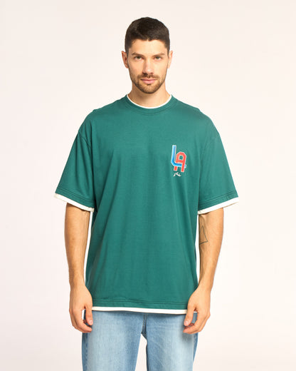 Remera Mc Rusty Basewave Tee Ov Green Bel