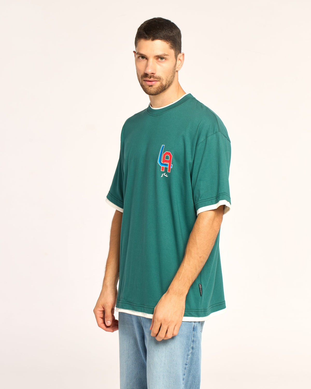 Remera Mc Rusty Basewave Tee Ov Green Bel