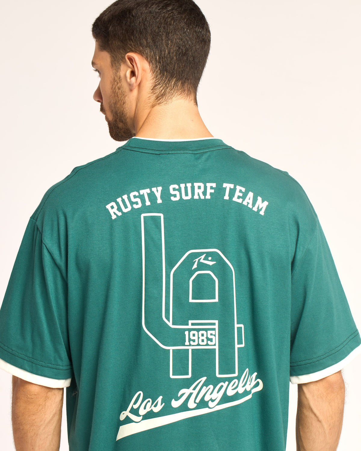 Remera Mc Rusty Basewave Tee Ov Green Bel