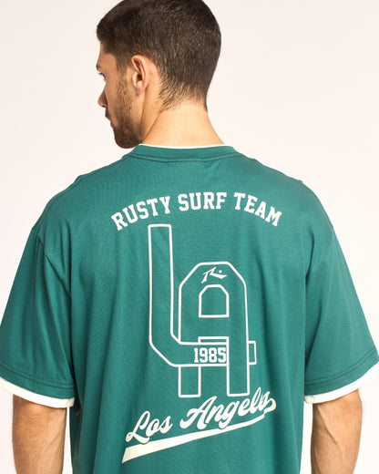 Remera Mc Rusty Basewave Tee Ov Green Bel