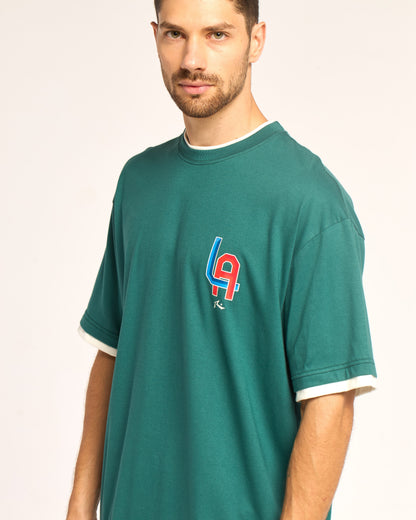 Remera Mc Rusty Basewave Tee Ov Green Bel