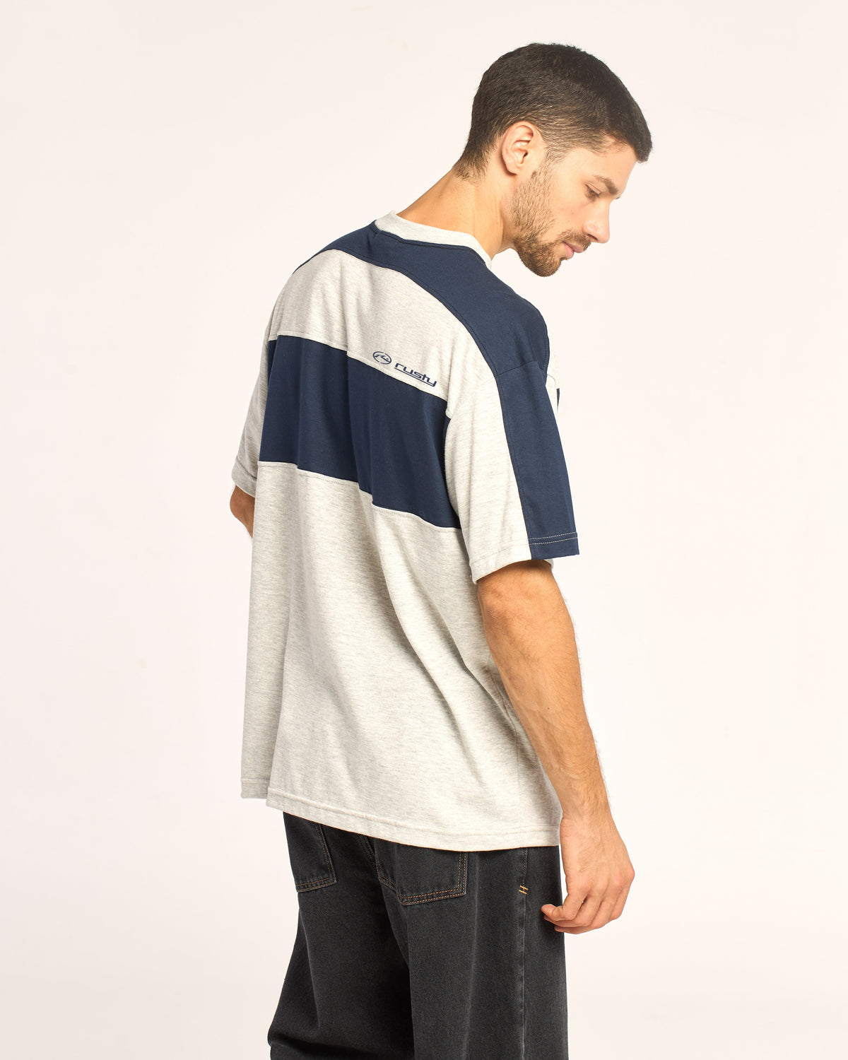 Remera Mc Rusty Kill Switch Tee Ov Grey Marle
