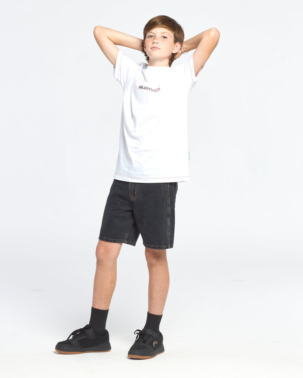Remera Mc Rusty Bus Down Tee St Jr White