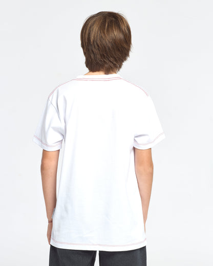 Remera Mc Rusty Bus Down Tee St Jr White