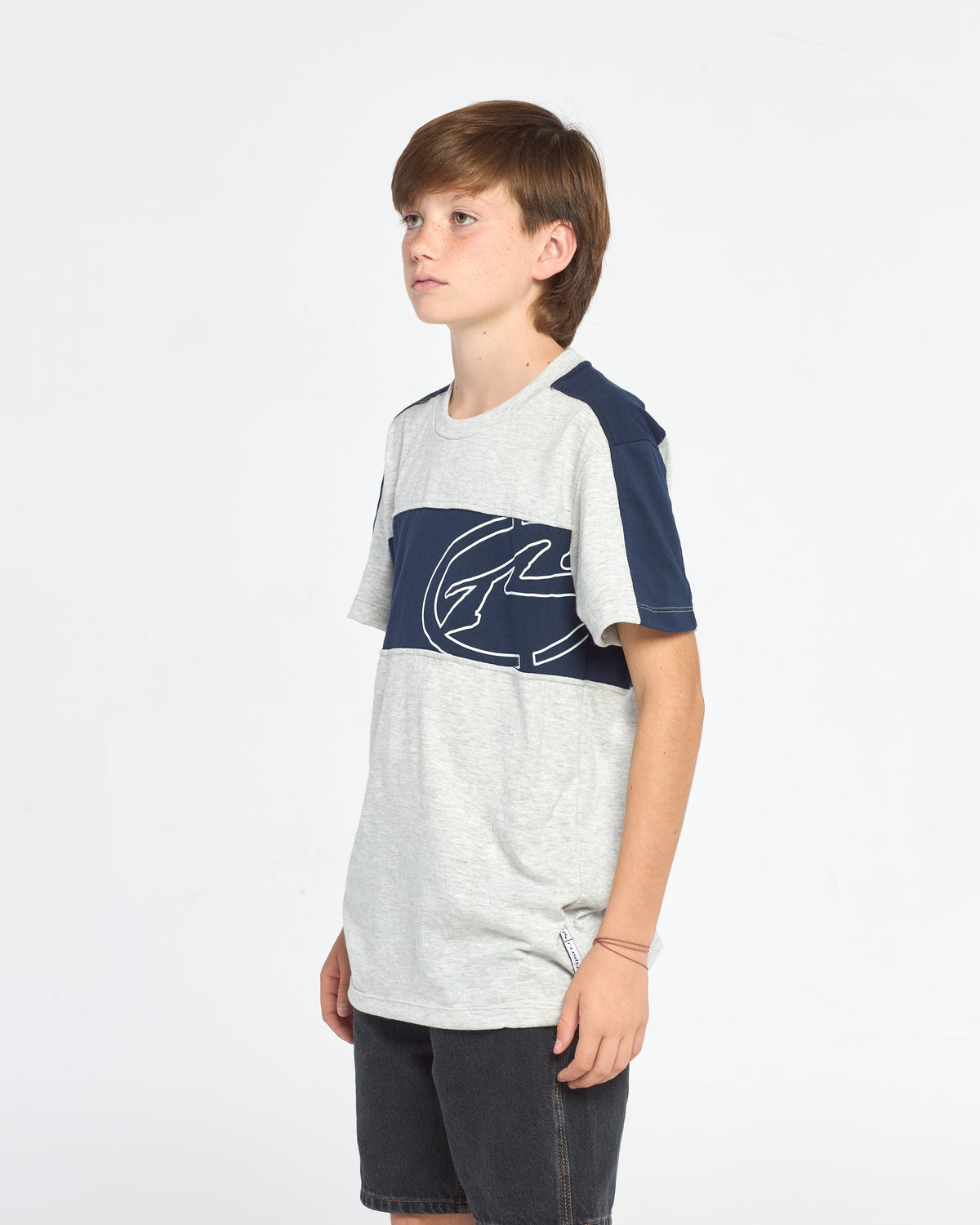 Remera Mc Rusty Kill Switch Tee St Jr Grey Marle