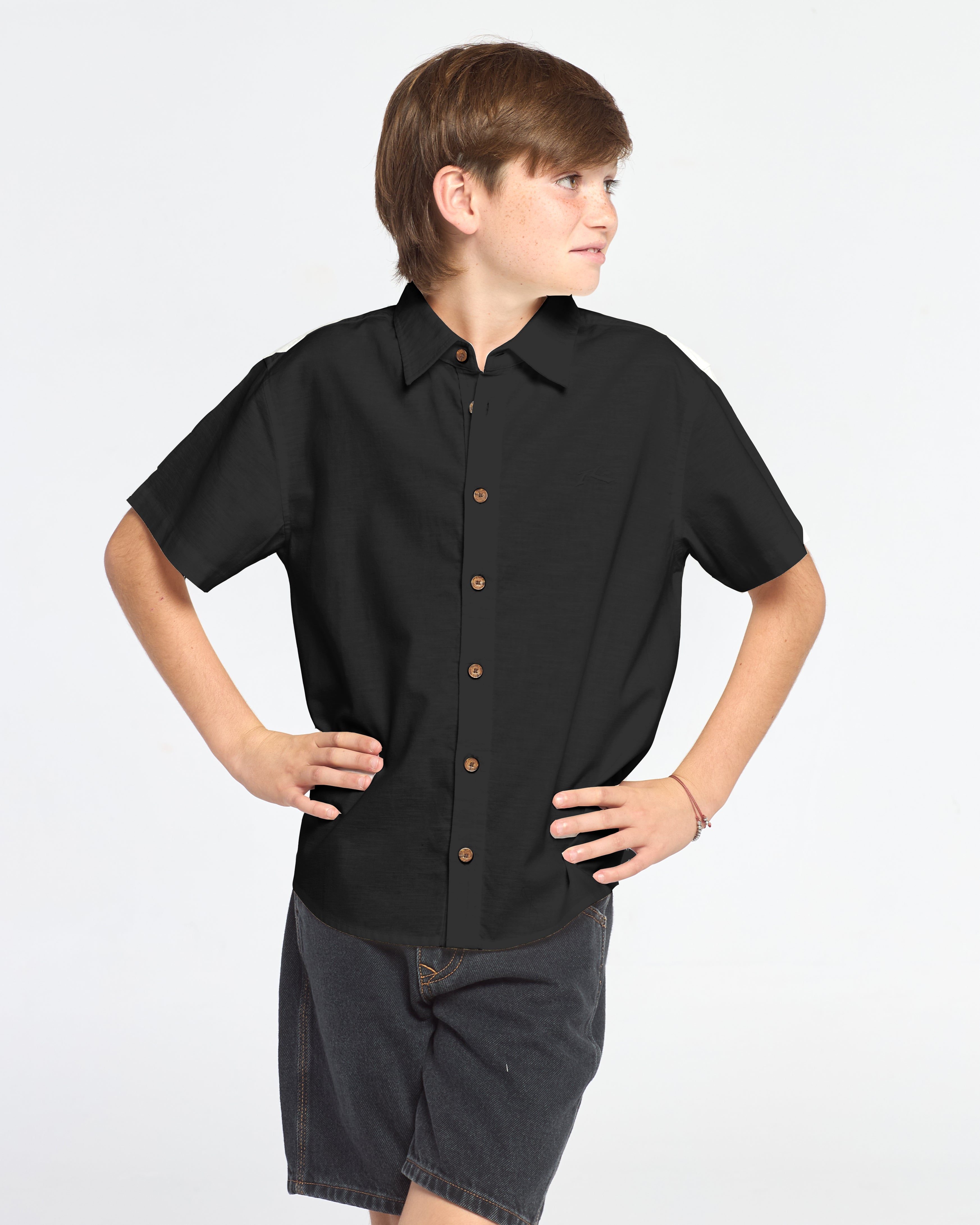 Remera Mc Rusty Overtone 4 Shirt Jr Black