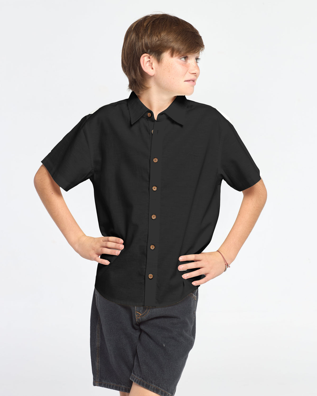 Remera Mc Rusty Overtone 4 Shirt Jr Black