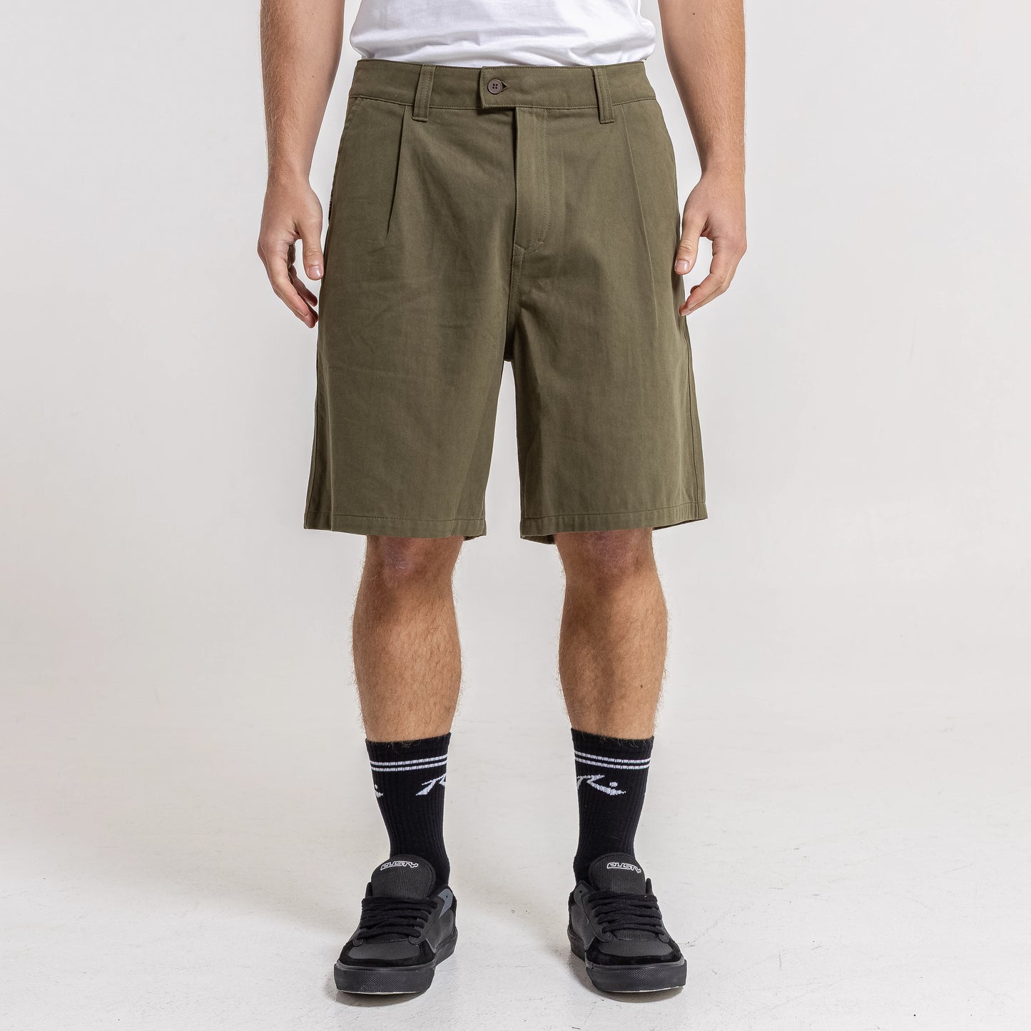 Bermuda Rusty Worldwide Pleat Ws Army