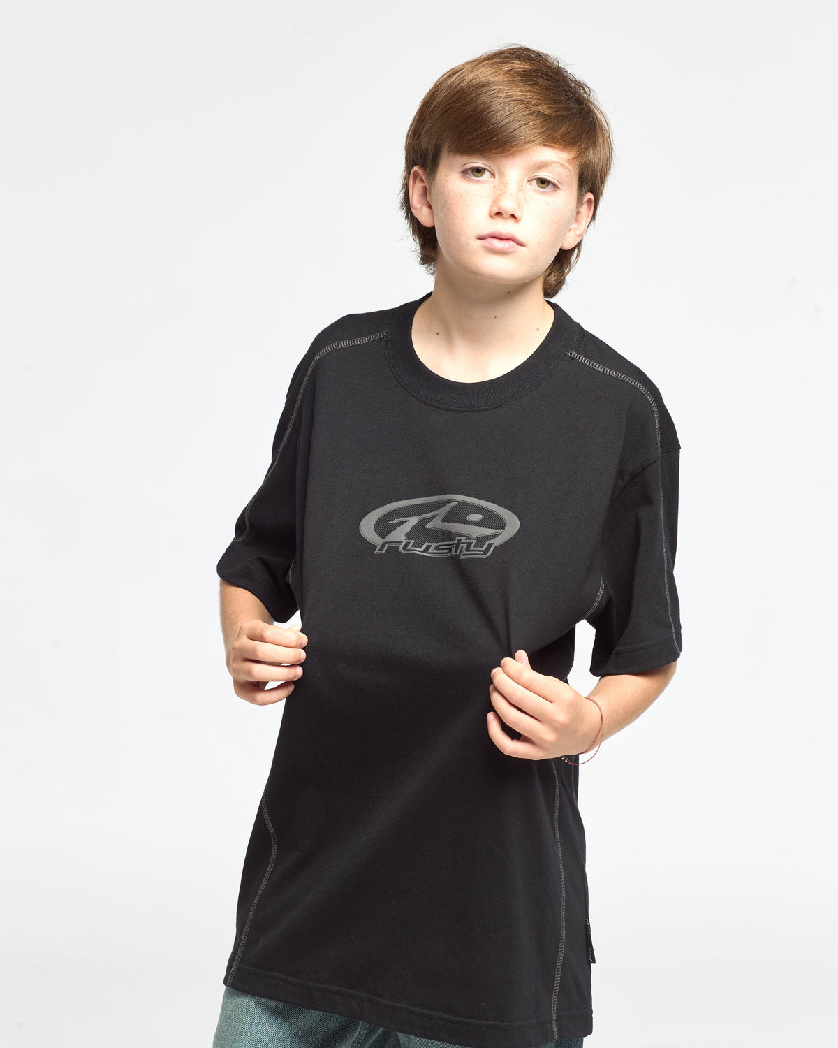 Remera Mc Rusty Hit Up Tee Ov Jr Black