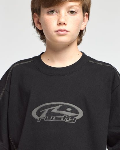 Remera Mc Rusty Hit Up Tee Ov Jr Black