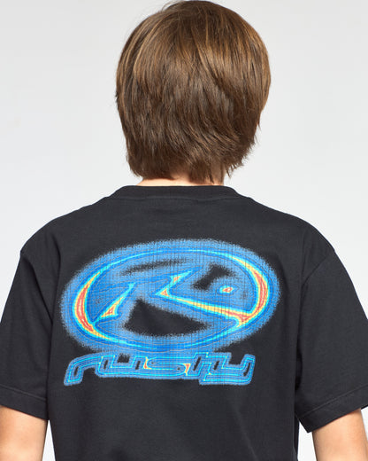 Remera Mc Rusty Hot Map Tee St Jr Black