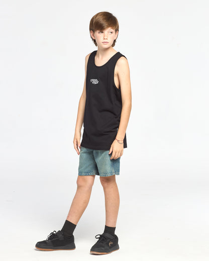 Musculosa Rusty Scream Tank Jr Black