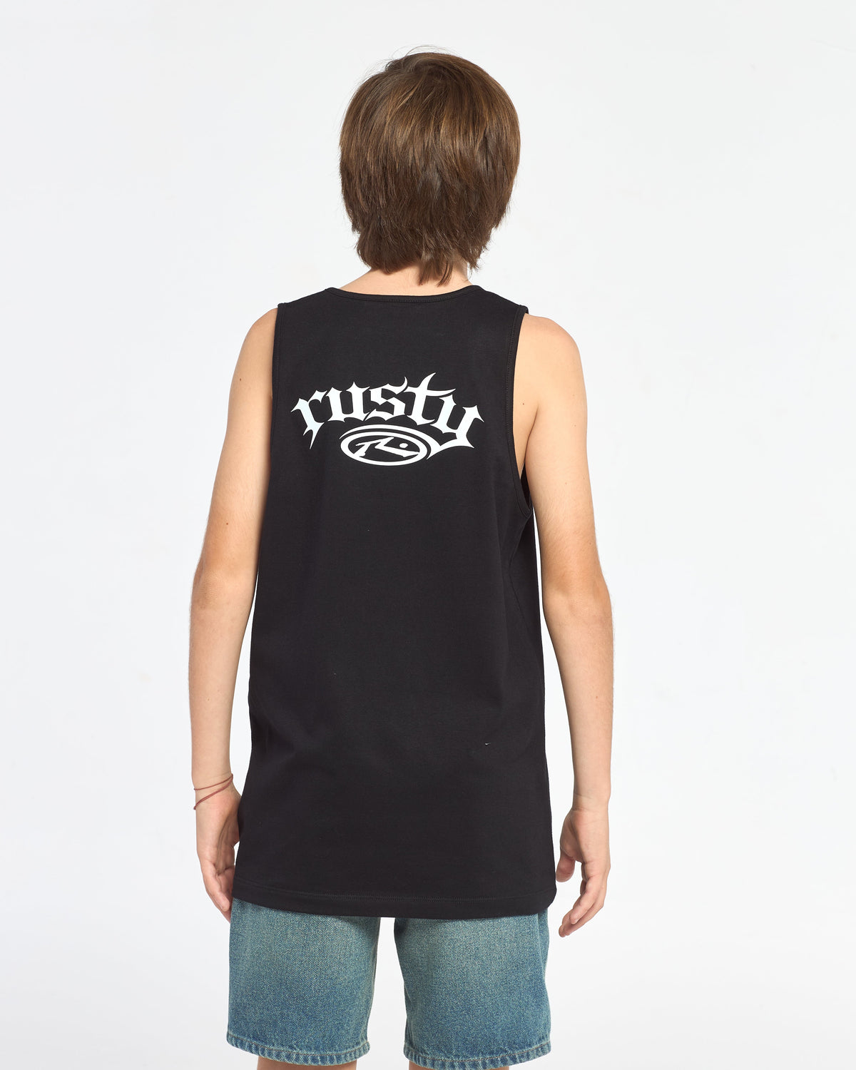 Musculosa Rusty Scream Tank Jr Black