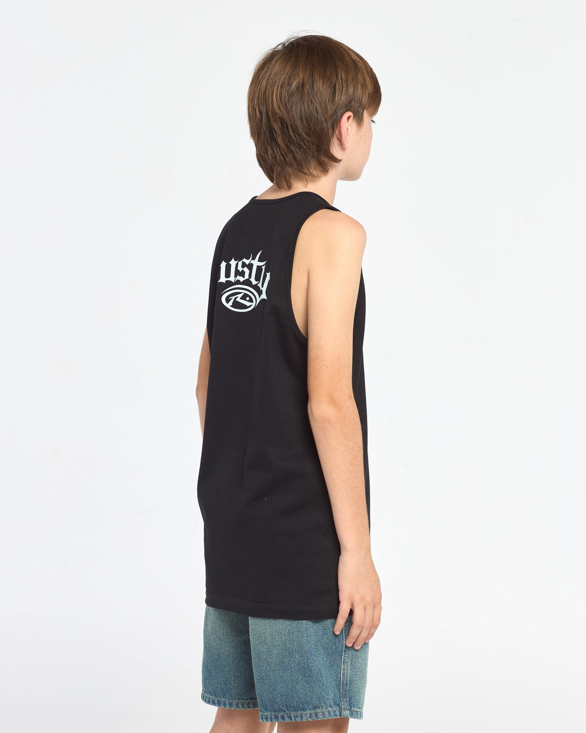 Musculosa Rusty Scream Tank Jr Black