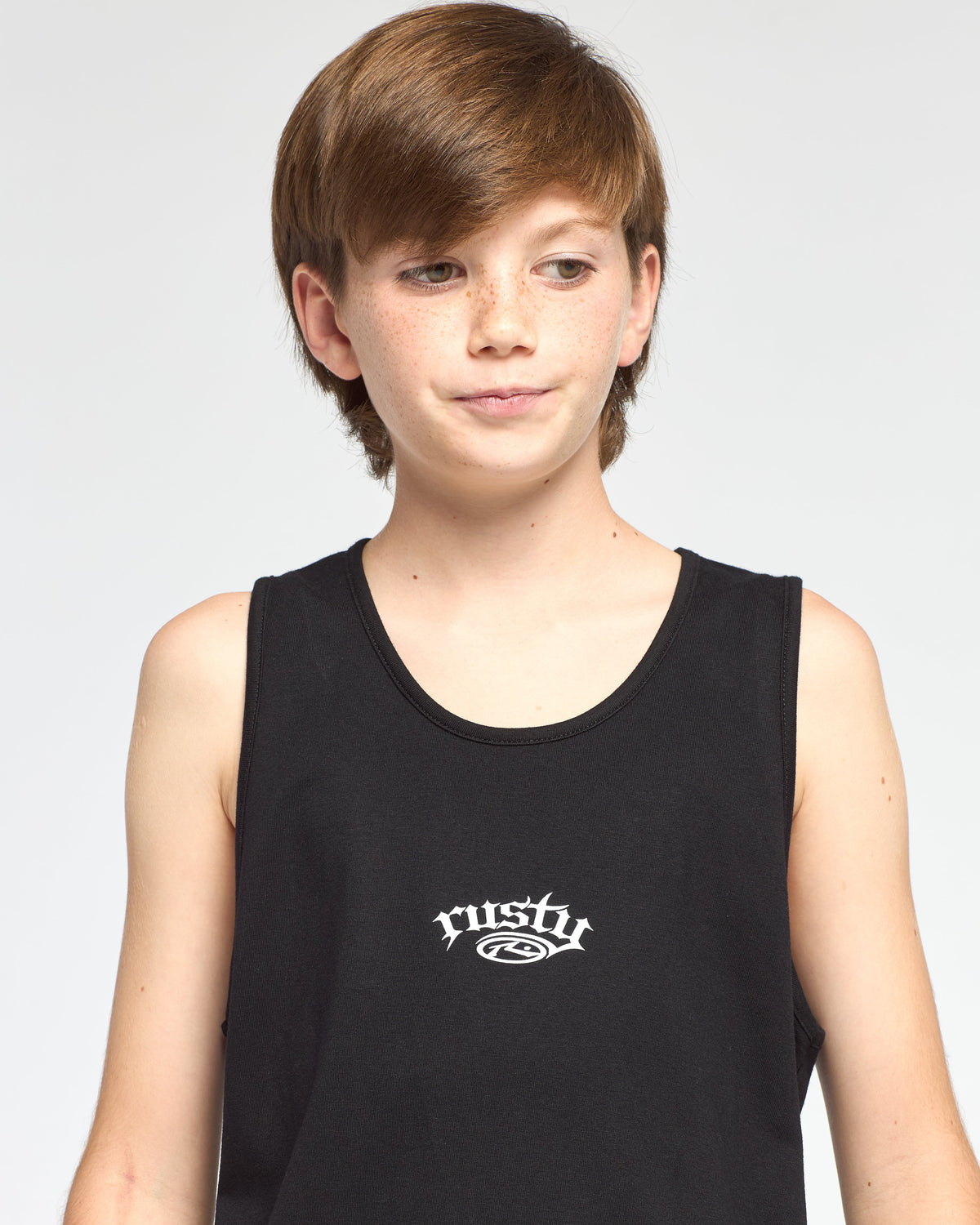 Musculosa Rusty Scream Tank Jr Black