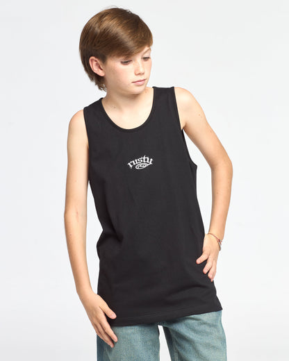 Musculosa Rusty Scream Tank Jr Black
