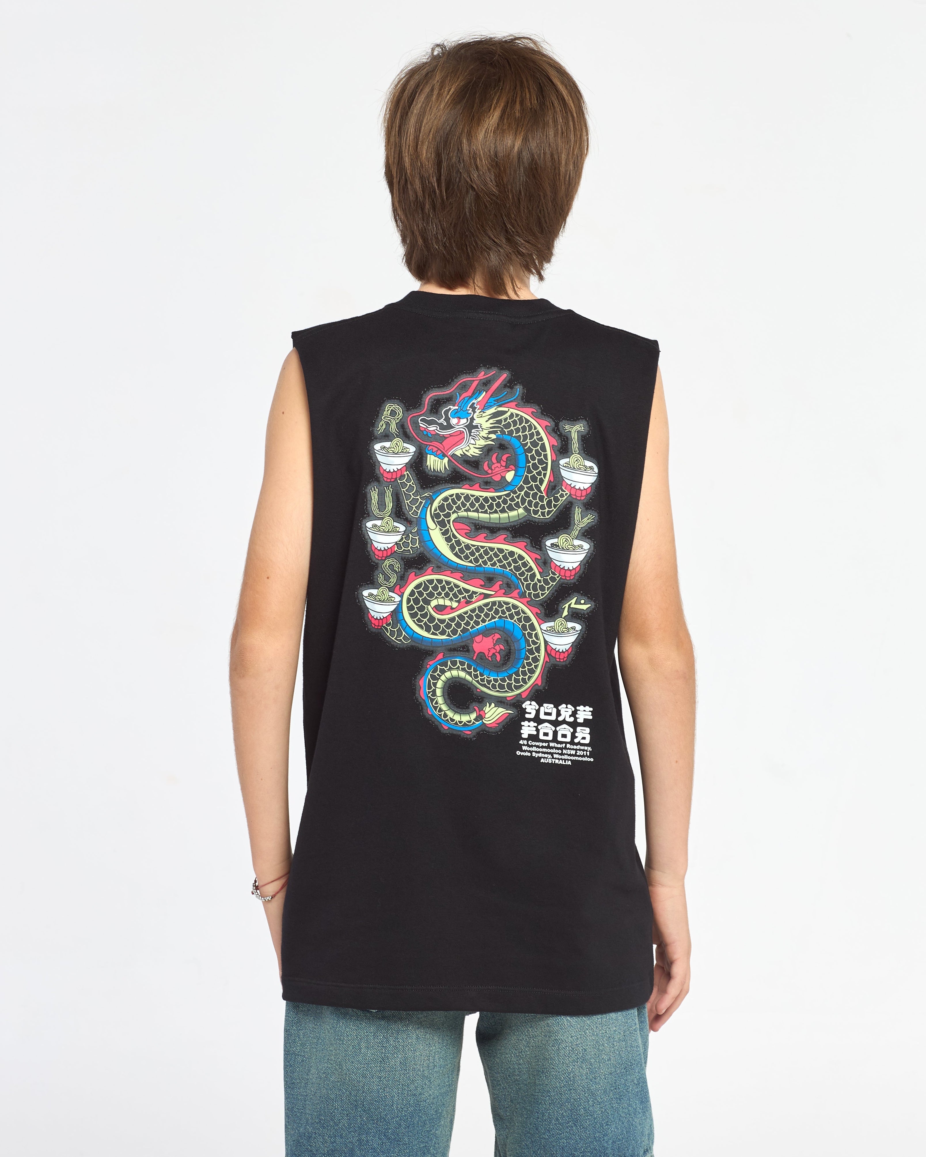 Muscle Rusty Ramen Dragon Muscle Jr Black