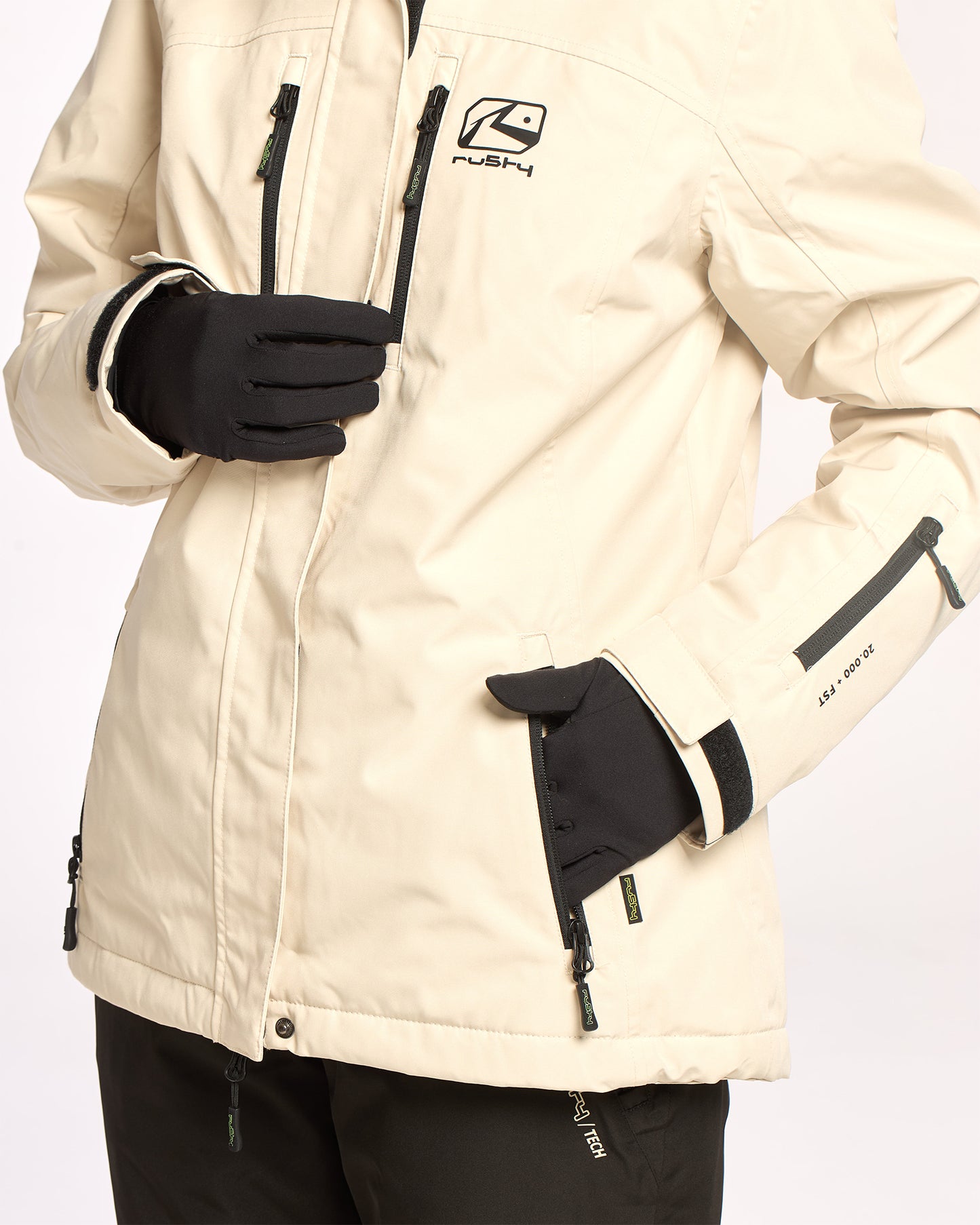Campera Abrigo Snow Rusty Feelin Womens Snow Jacket Ld Oatmilk