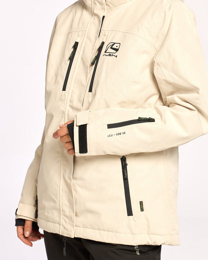 Campera Abrigo Snow Rusty Feelin Womens Snow Jacket Ld Oatmilk