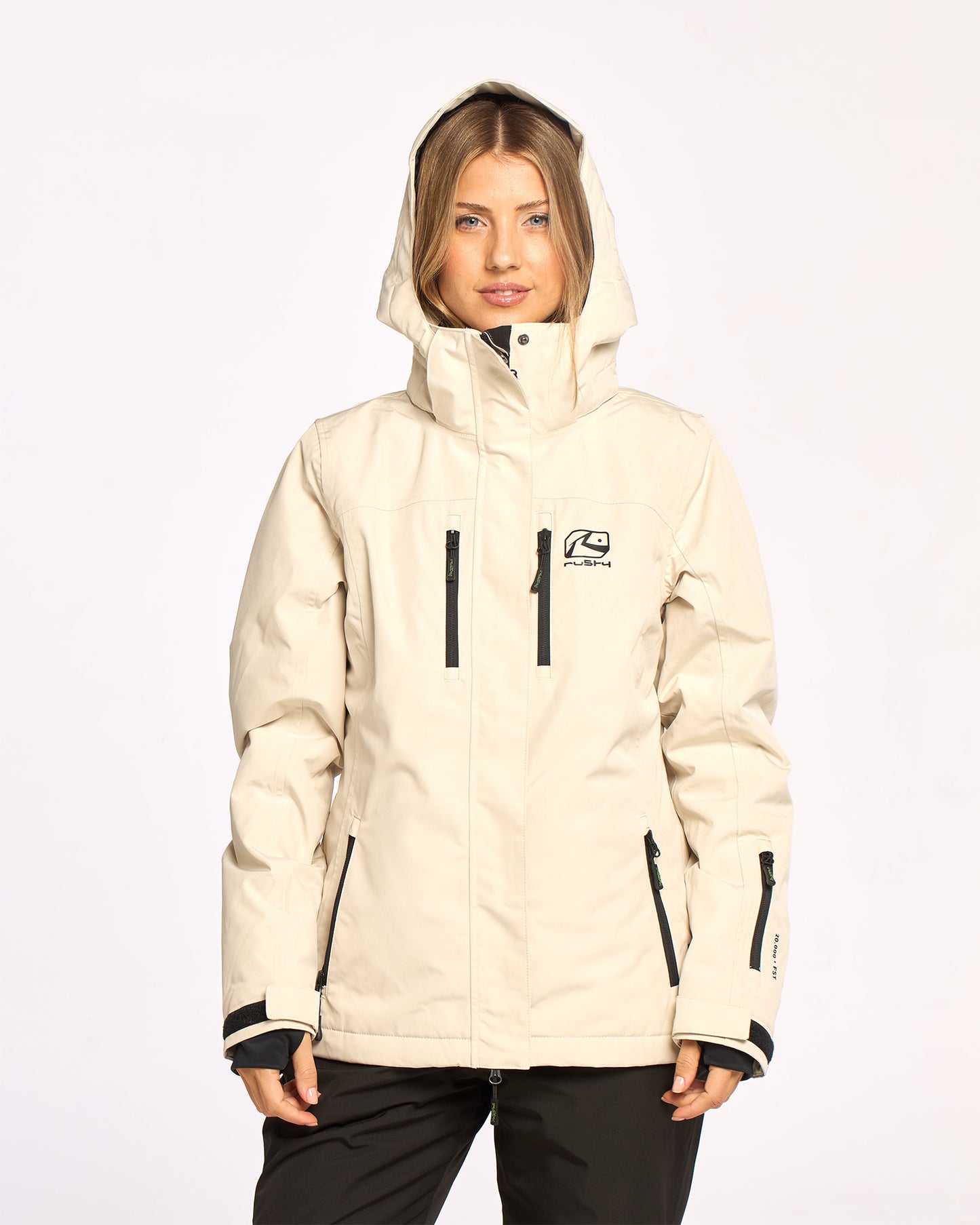 Campera Abrigo Snow Rusty Feelin Womens Snow Jacket Ld Oatmilk