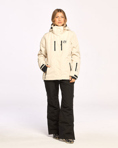 Campera Abrigo Snow Rusty Feelin Womens Snow Jacket Ld Oatmilk
