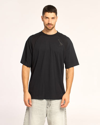 Remera Mc Rusty Avalanche Tee Ov Black