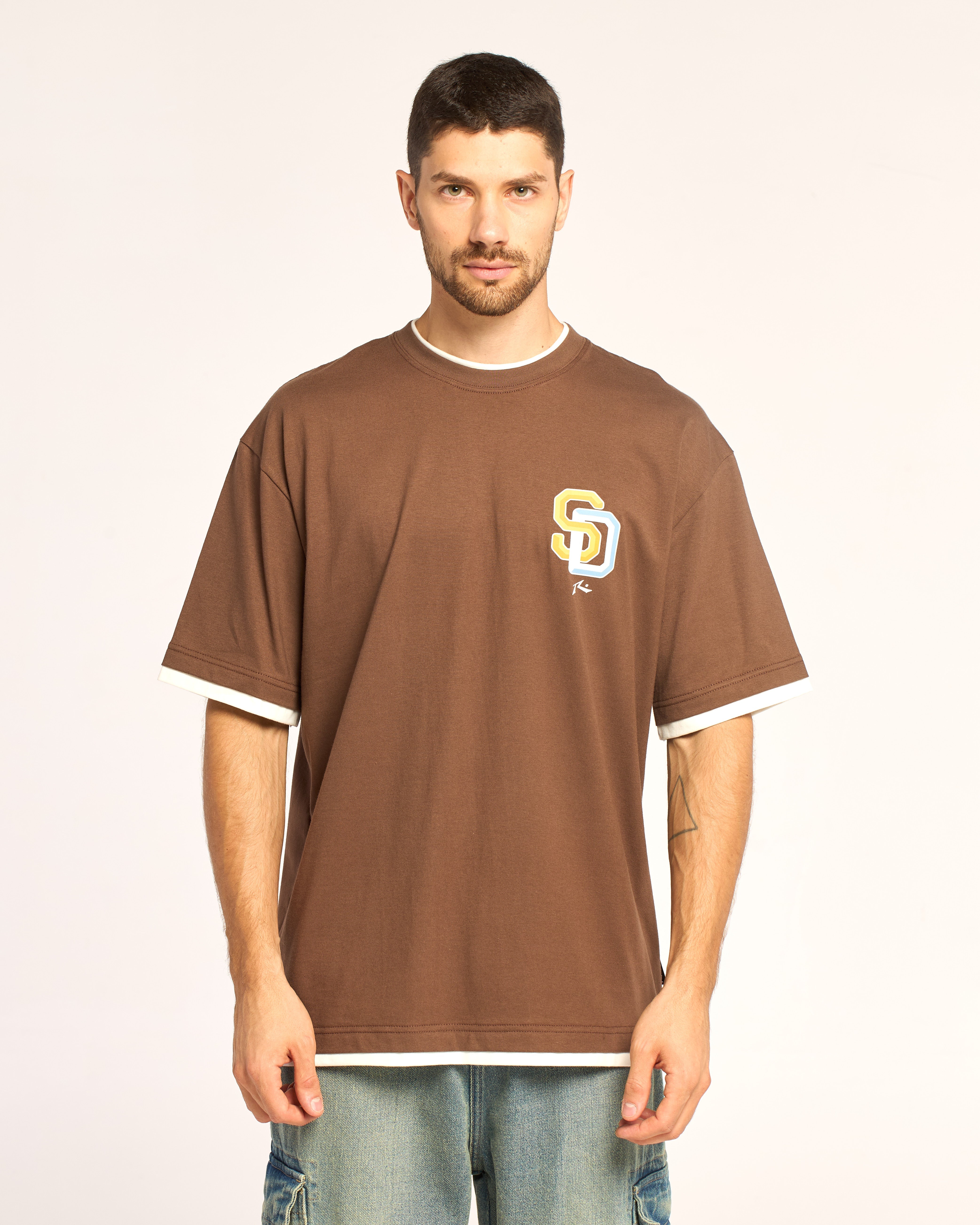 Remera Mc Rusty Basewave Tee Ov Brown Java