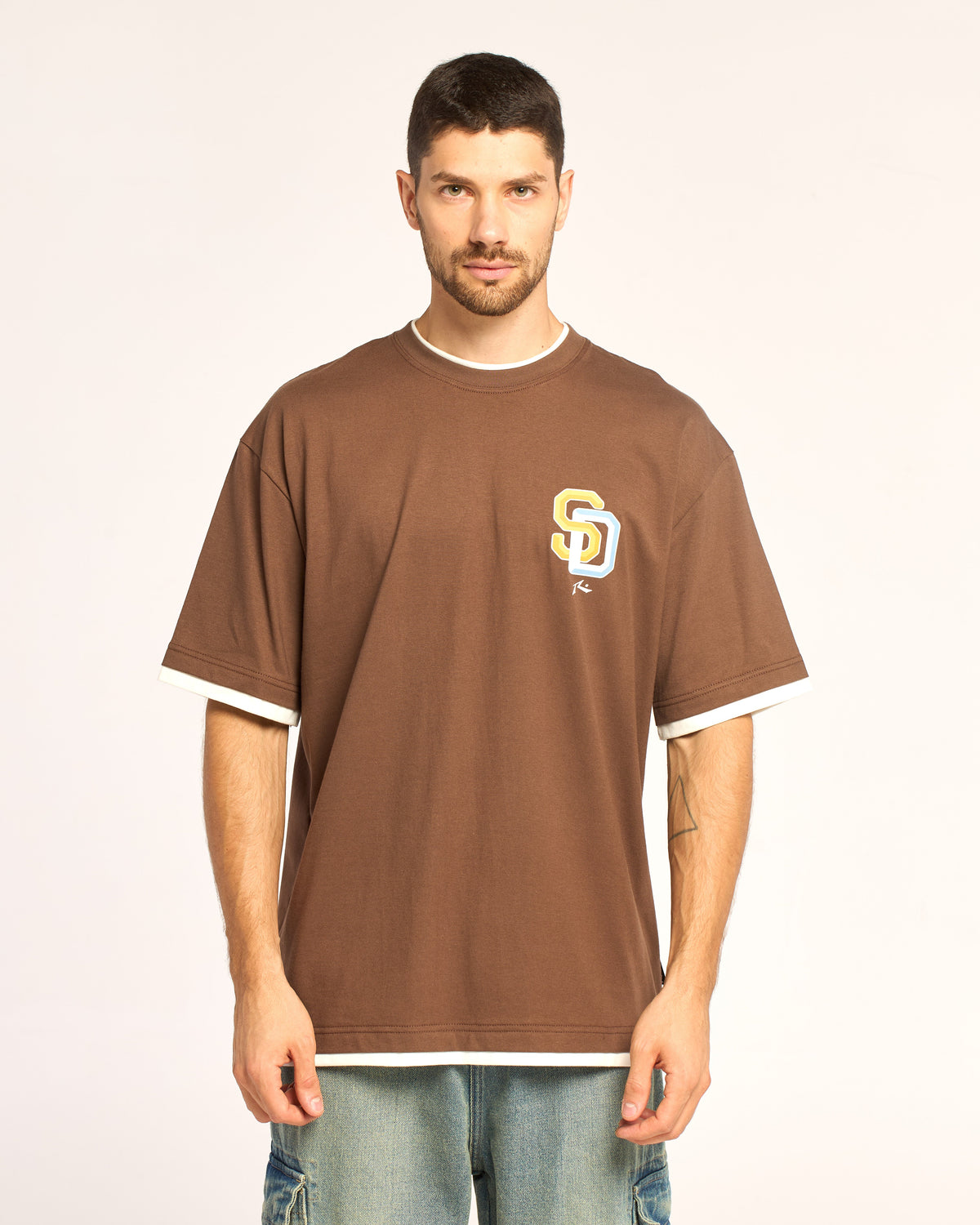 Remera Mc Rusty Basewave Tee Ov Brown Java