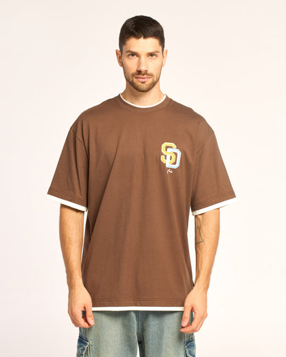 Remera Mc Rusty Basewave Tee Ov Brown Java
