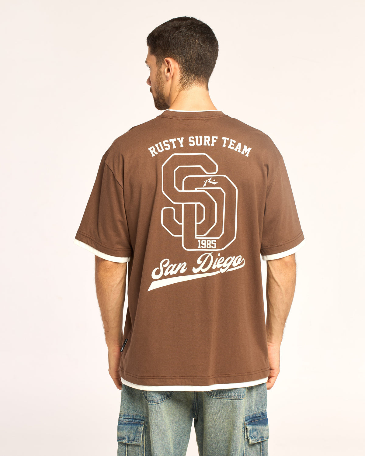 Remera Mc Rusty Basewave Tee Ov Brown Java