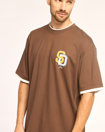Remera Mc Rusty Basewave Tee Ov Brown Java