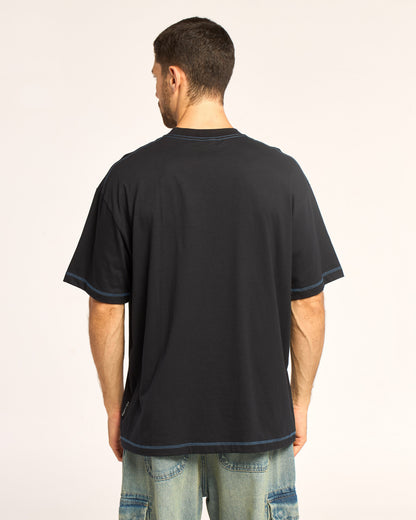 Remera Mc Rusty Bus Down Tee Ov Black