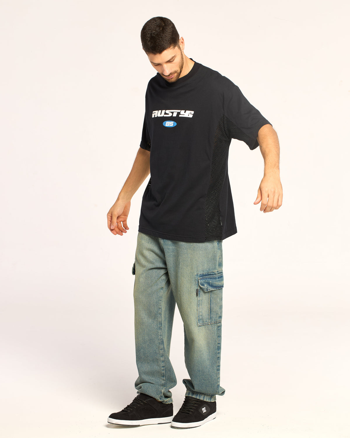 Remera Mc Rusty Rodman Tee Ov Black