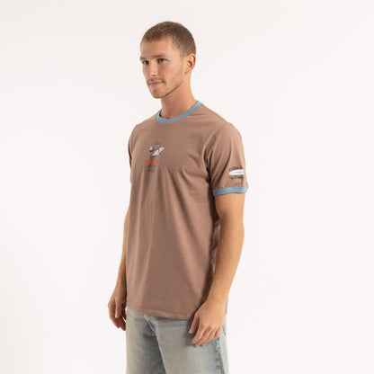 Remera Mc Rusty Coffee & Surf Tee Brown