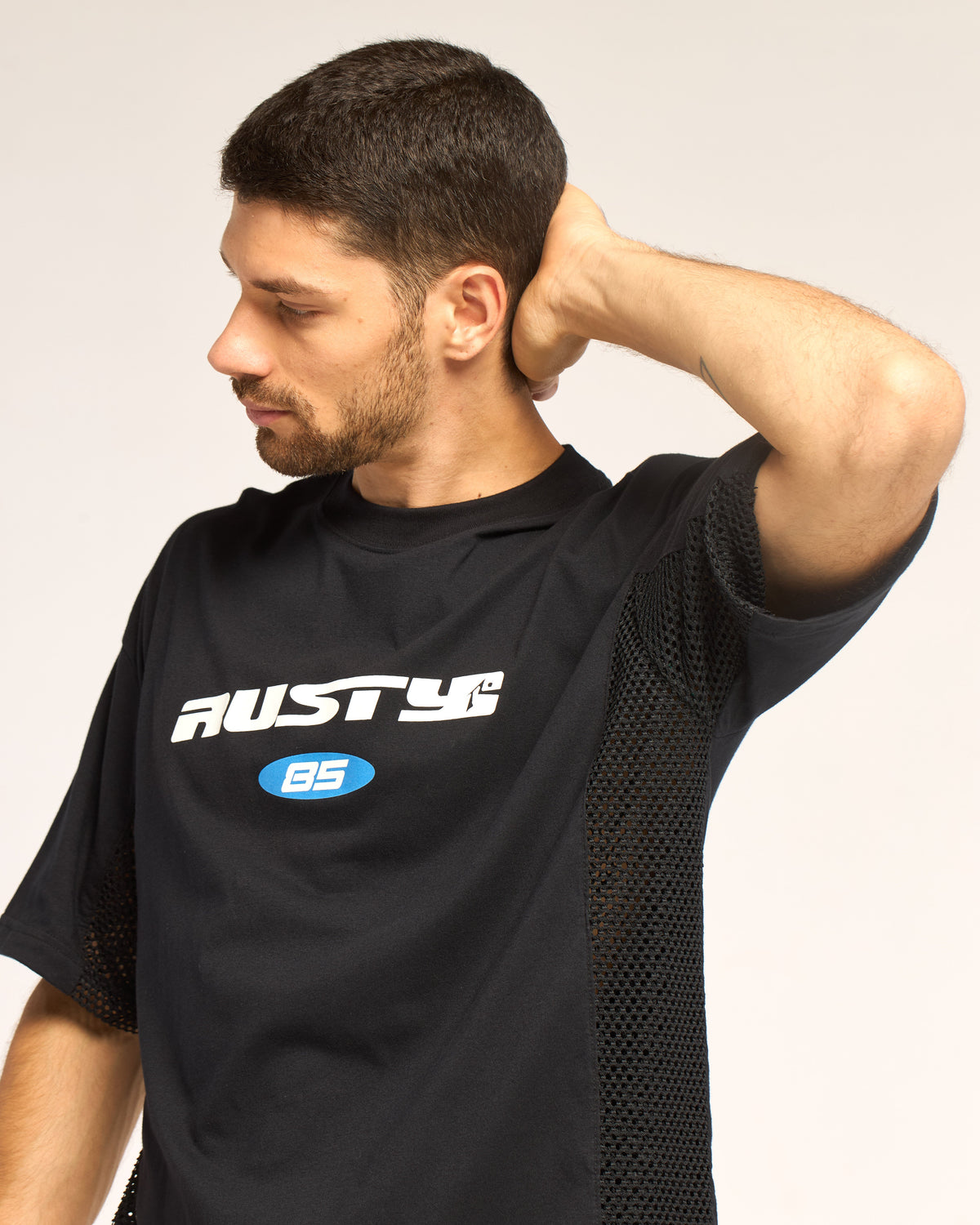 Remera Mc Rusty Rodman Tee Ov Black