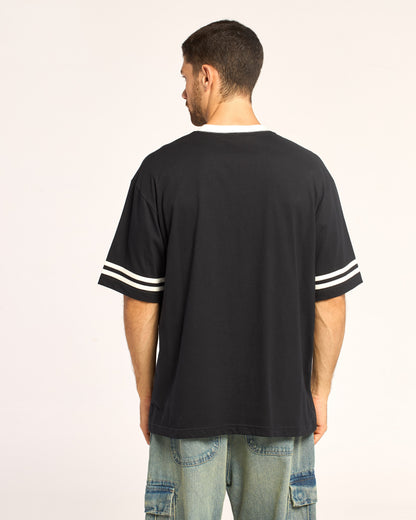 Remera Mc Rusty Domex Tee Ov Black
