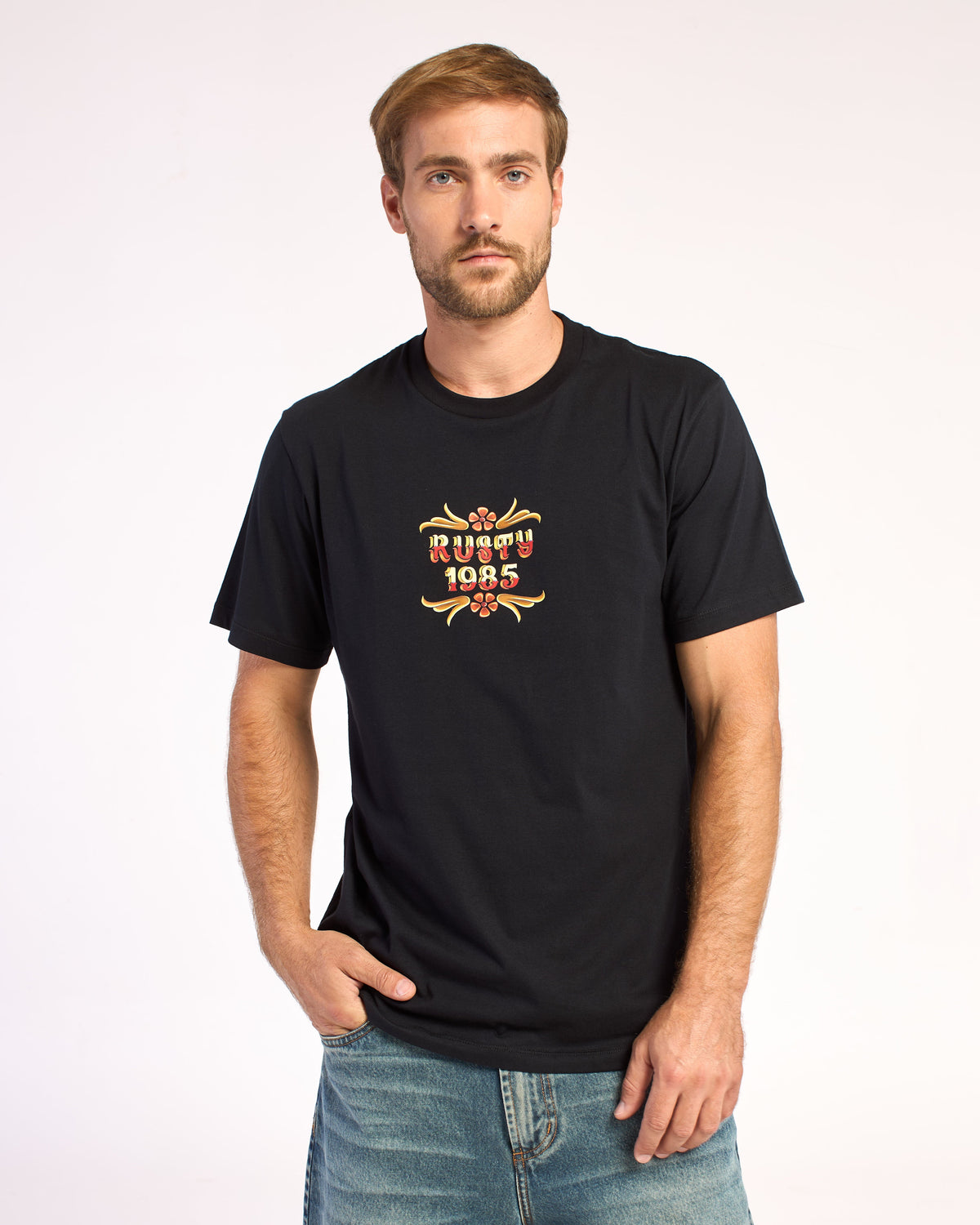 Remera Mc Rusty Tango Mar Bravío Tee St Black