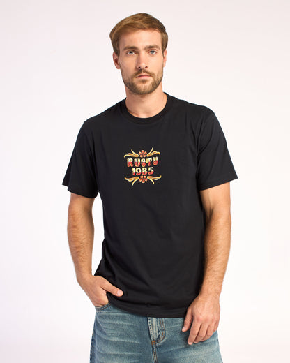 Remera Mc Rusty Tango Mar Bravío Tee St Black