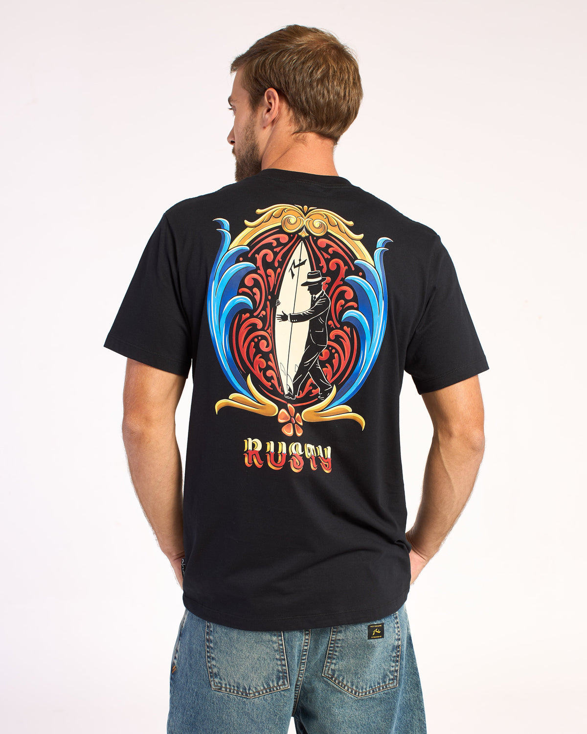 Remera Mc Rusty Tango Mar Bravío Tee St Black