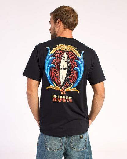 Remera Mc Rusty Tango Mar Bravío Tee St Black