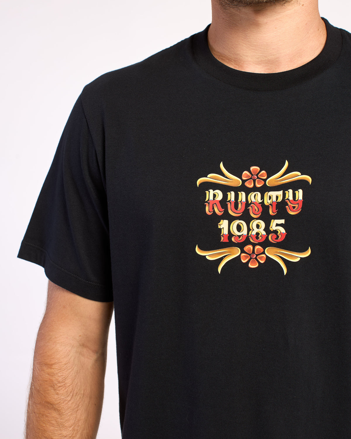 Remera Mc Rusty Tango Mar Bravío Tee St Black