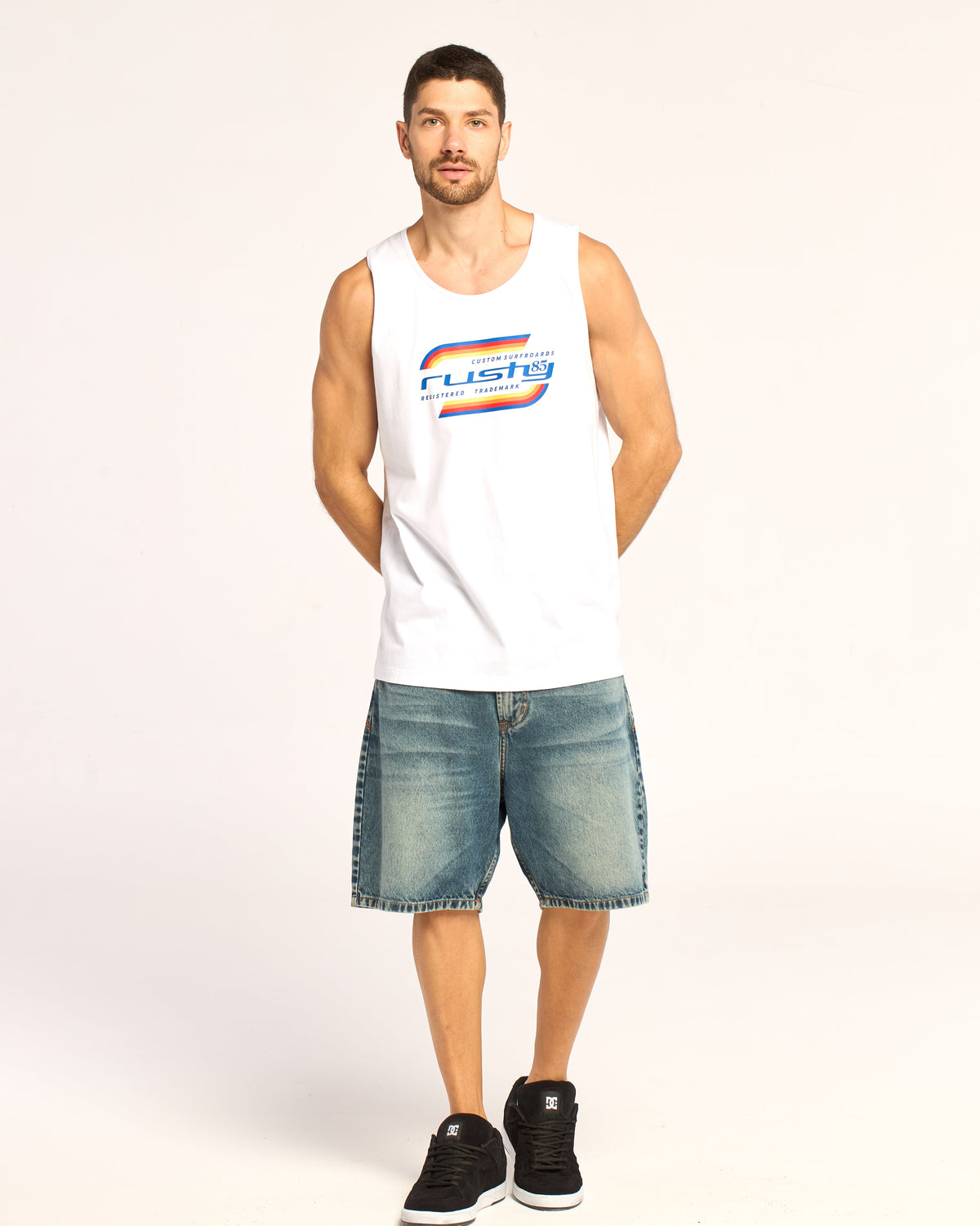 Musculosa Rusty Crocker Tank White