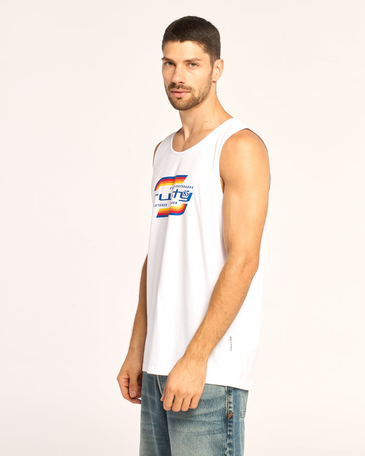 Musculosa Rusty Crocker Tank White
