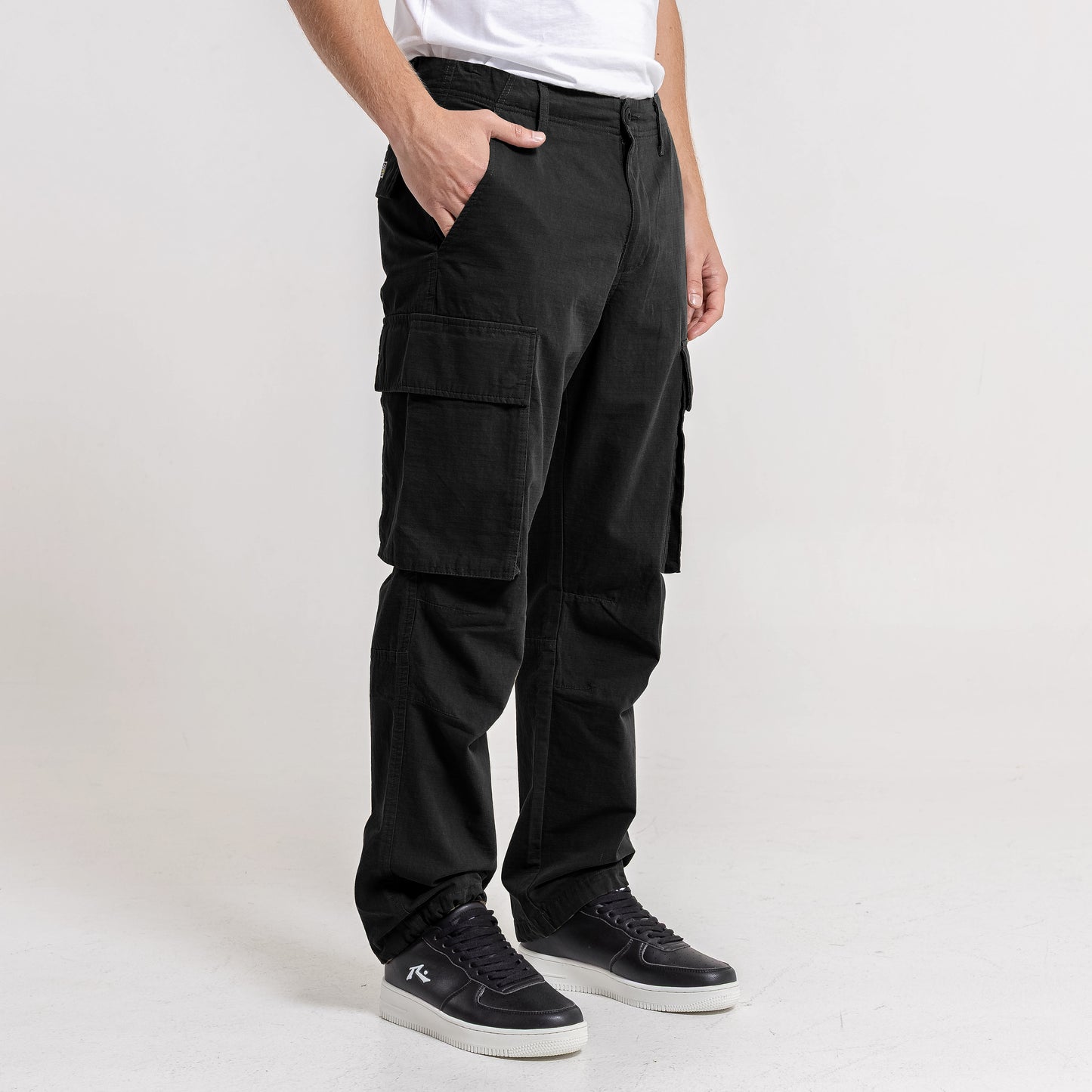 Pantalon Rusty Jonestown Parachute Pant* Black
