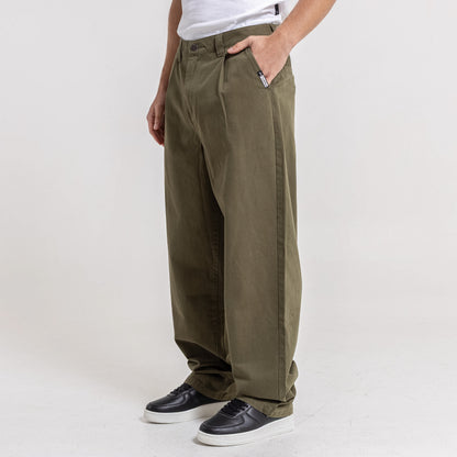 Pantalon Rusty Worldwide Pleat Pant* Army