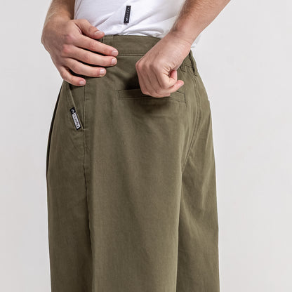 Pantalon Rusty Worldwide Pleat Pant* Army